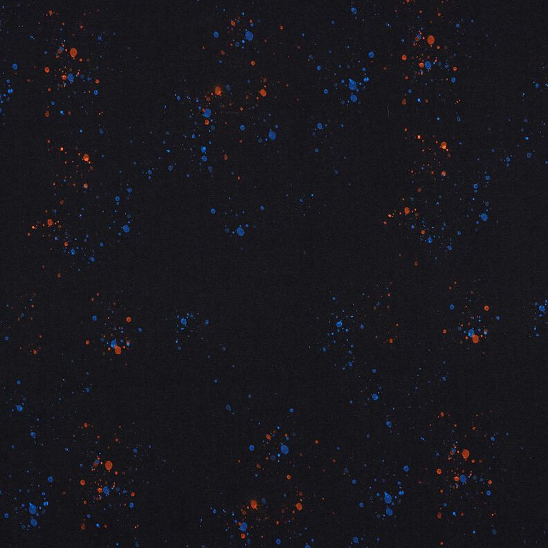 Bomuldsjersey Panel Guitar | Glitzerpüppi – sort/orange,  image number 8