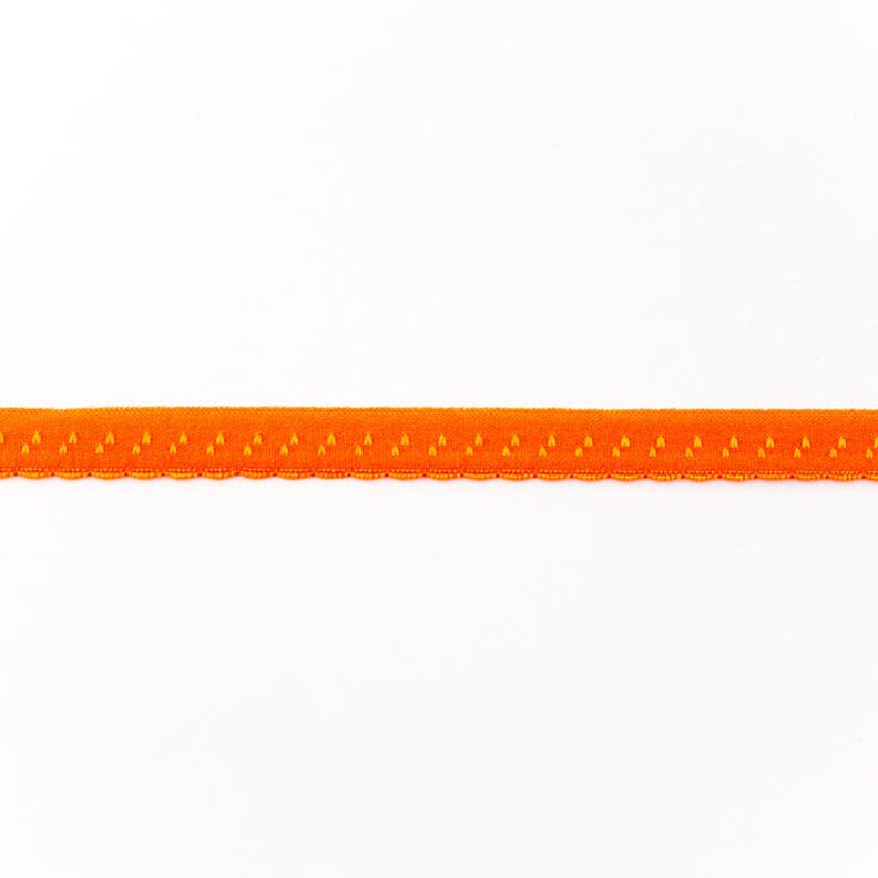 Elastisk indfatningsbånd Blonder [12 mm] – orange,  image number 1