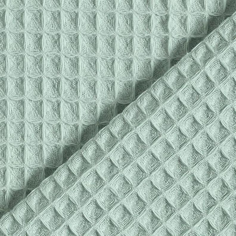 Vaffelpiqué – mint,  image number 3
