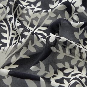 Chiffon store grene – sort/hvid, 