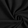 Mini Vaffeljersey af bomuld ensfarvet – sort,  thumbnail number 1