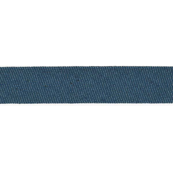 Skråbånd Jeans [ 20 mm ] – marineblå,  image number 1