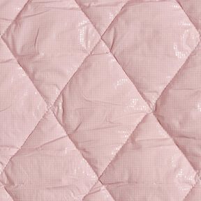 Quiltstof let glans romber – lys rosa, 