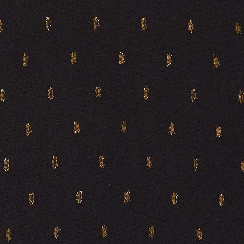Viskosestof, glimmerdråber – sort,  image number 1