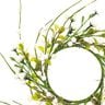 Dekoration blomsterkrans med bær [Ø11 cm/ 39 cm] – hvid/grøn,  thumbnail number 2