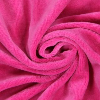Nicki stof Ensfarvet – intens pink, 