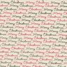 Bomuldsstof Cretonne Merry Christmas – natur/karminrød,  thumbnail number 1