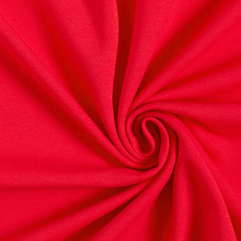 Let bomuldssweat ensfarvet – rød,  image number 1