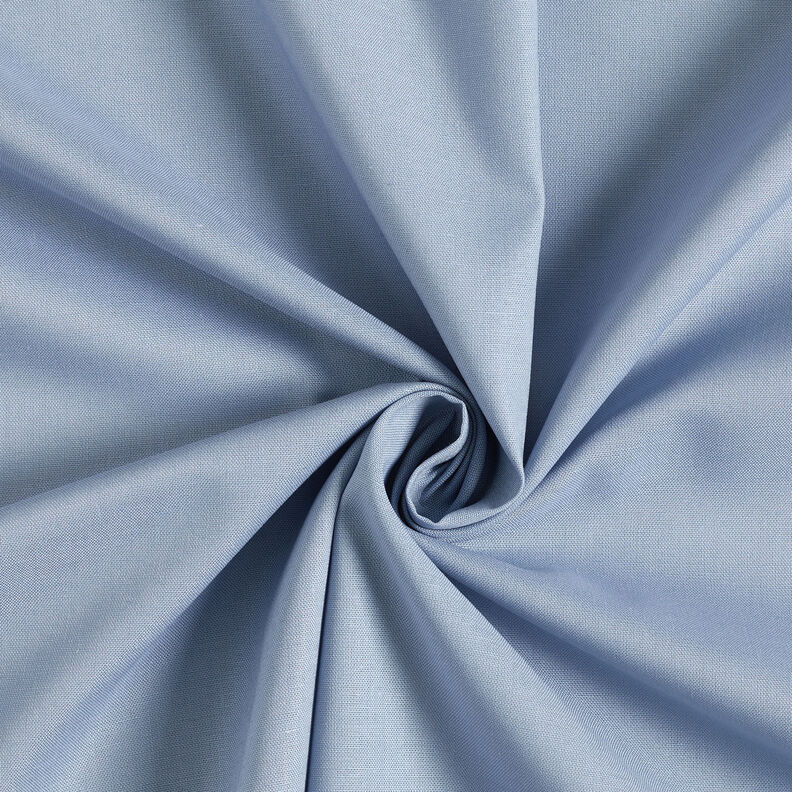 Bomuldsstof Cretonne Ensfarvet – lys jeans-blå,  image number 1