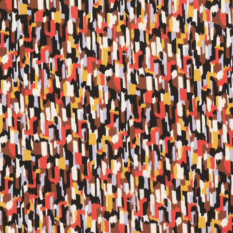 crepestof penselstrøg – sort/terracotta,  image number 1