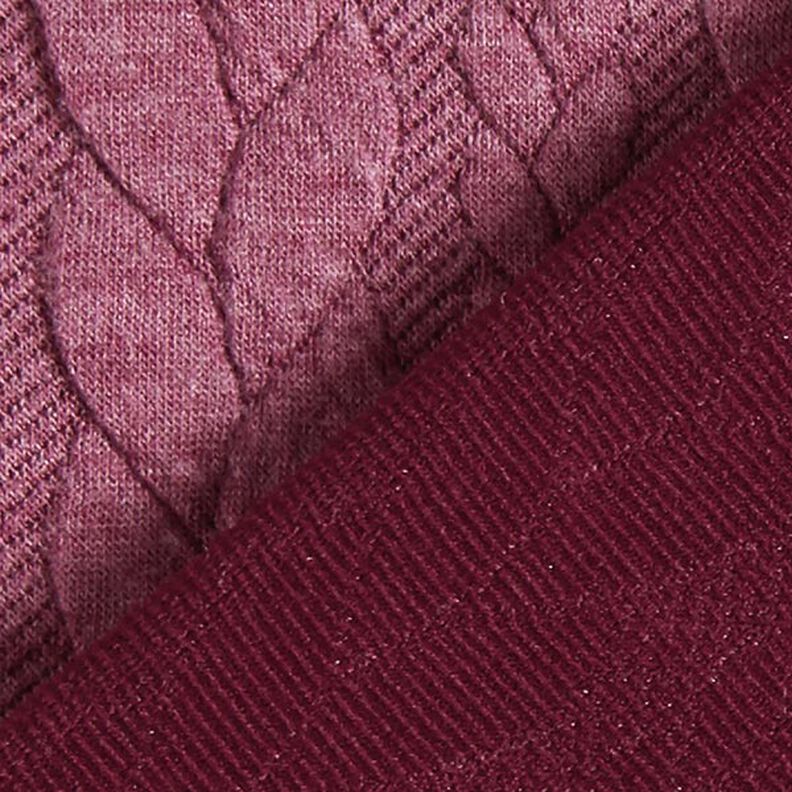 Jerseyjacquard Cloqué Fletmønster – raspberry,  image number 4