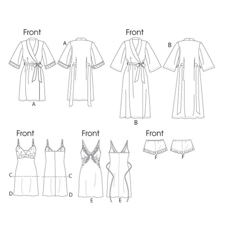 Nattøj, Vogue 8888 | 32 - 40,  image number 9