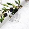 Dekorationsstof Panama oliven – hvid/sort,  thumbnail number 4
