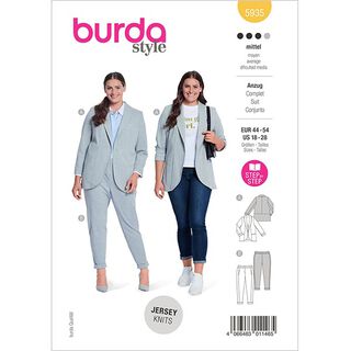 Plus-size jakkesæt  | Burda 5935 | 44-54, 