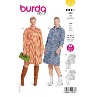 Plus-Size Kjole | Burda 5882 | 44-54, 