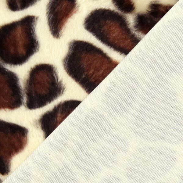 Kunstpels giraf – brun,  image number 3