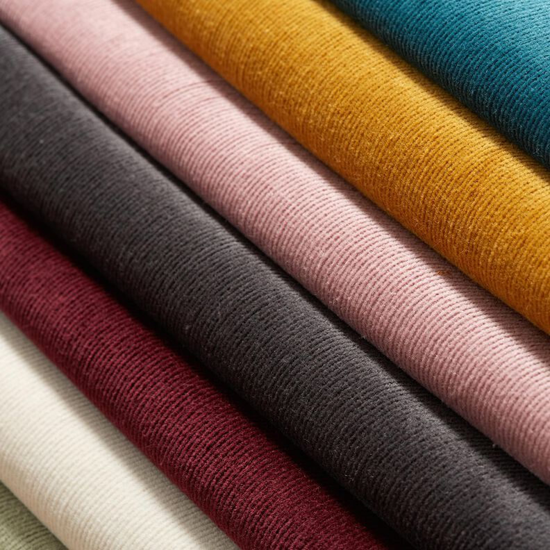 Fin fløjl stretch – gammelrosa,  image number 6