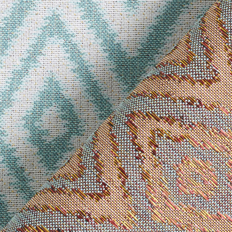 Outdoorstof jacquard Ethno – mint,  image number 4