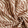 GOTS French Terry Sommersweat Zebra | Tula – lysebeige/mørkebrun,  thumbnail number 3
