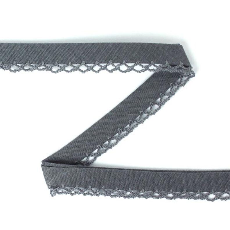 Skr&aring;b&aring;nd med h&aelig;klebort 19 &ndash; m&oslash;rkegr&aring;,  image number 1