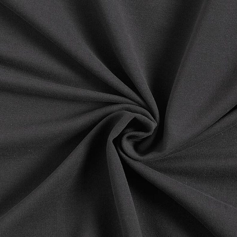 Let French Terry ensfarvet – sort,  image number 1