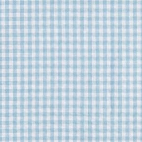 <h2>Seersucker med sm&aring; tern, lysebl&aring; &ndash; 100% bomuld, struktureret</h2>, 