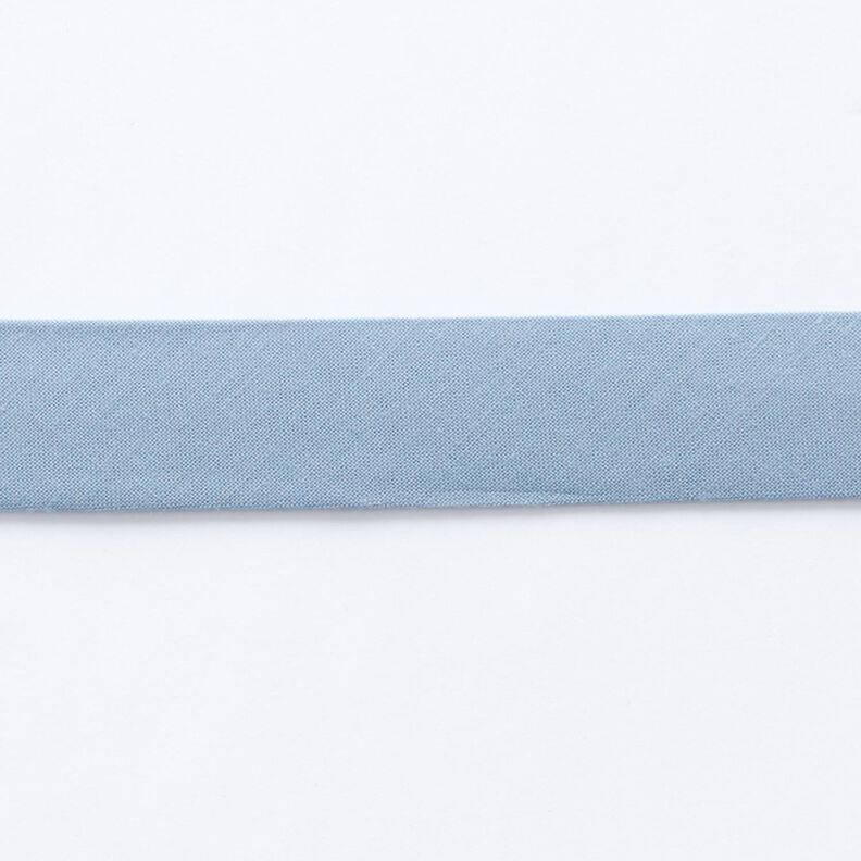 Skråbånd Bio-bomuld [20 mm] – lys jeans-blå,  image number 1