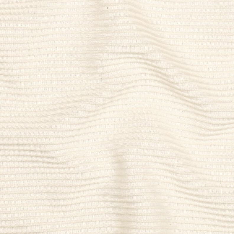 Ottoman Rib-jersey Bomuldsblanding – creme,  image number 2