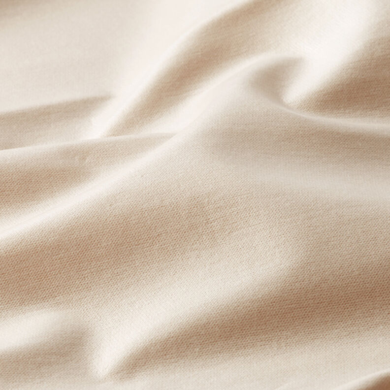 PUL Bomuldsjersey ensfarvet – sand,  image number 2