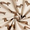 Dekorationsstof Halvpanama Gravhund – natur,  thumbnail number 3
