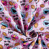 Bomuldspoplin Licensstof Cookie Monster og Elmo | Sesame Workshop – uldhvid/rosa,  thumbnail number 3