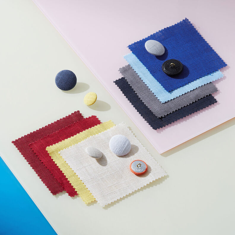 Betrukket knap, Lærred medium – bordeaux,  image number 2