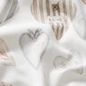 Bomuldsjersey akvarel hjerter Digitaltryk – elfenben/blågrå,  thumbnail number 2