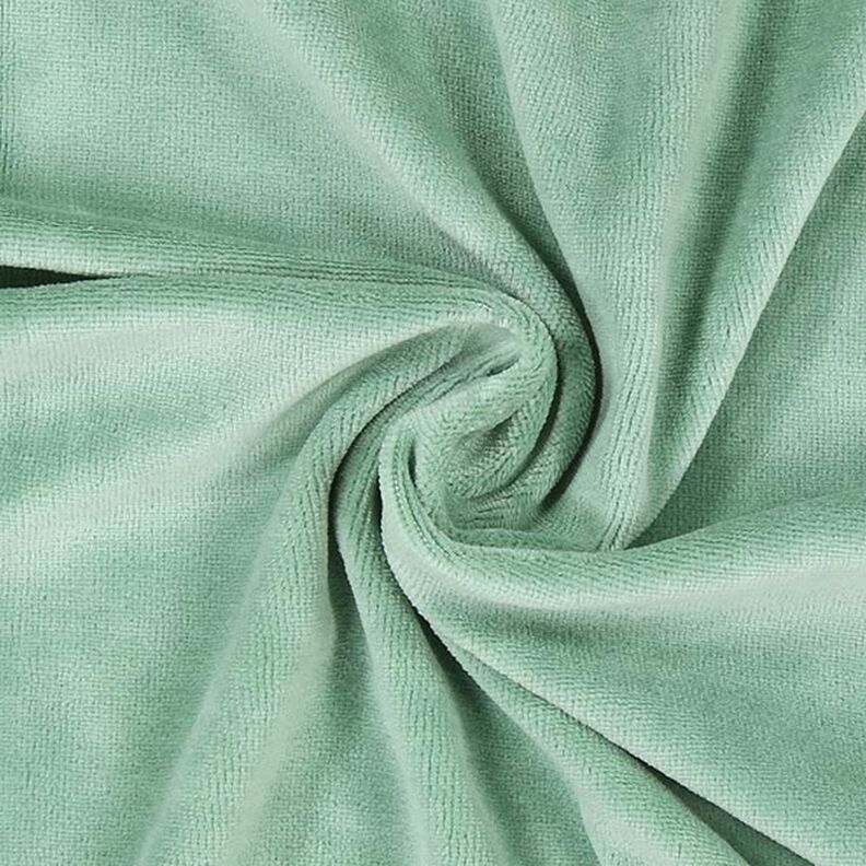 Nicki stof Ensfarvet – mint,  image number 2