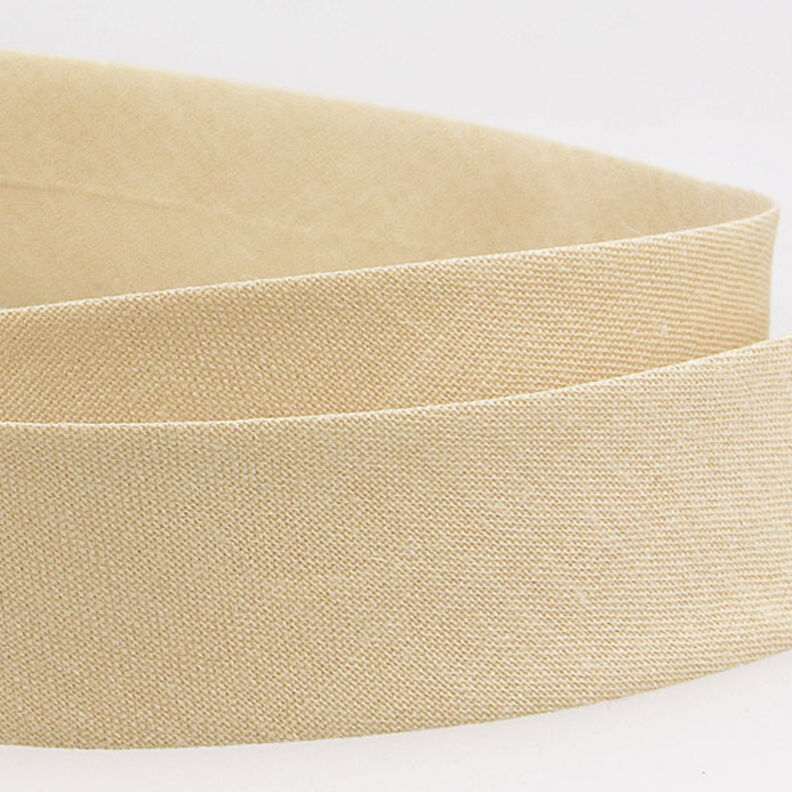 Skråbånd Polycotton [20 mm] – lysebeige,  image number 2