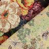 Dekorationsstof Gobelin blomsterbukket lurex – sort/guld,  thumbnail number 5