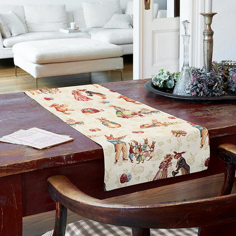 Jacquard Gobelin Påskehare-familie,  image number 7