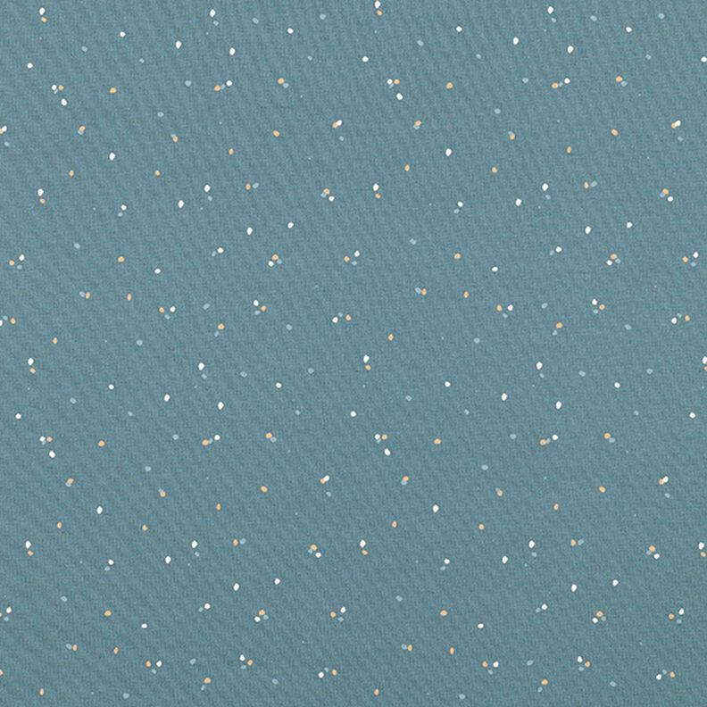 Bomuldsjersey uregelmæssige klatter – jeansblå,  image number 1