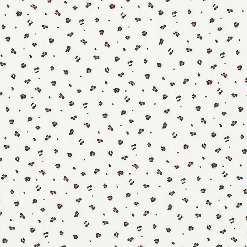 Nicki stof lille løvemønster – hvid,  image number 1