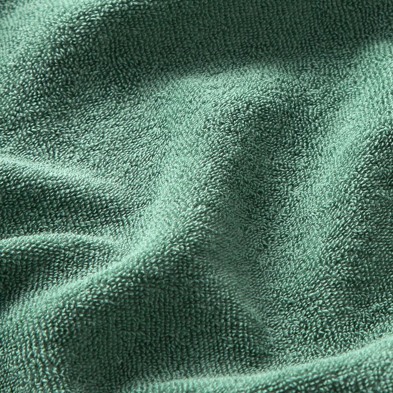 Frottéstof Stretch Ensfarvet – reed,  image number 2