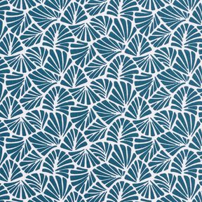 Imprægneret voksdug abstrakte mini-blade – havblå/hvid, 