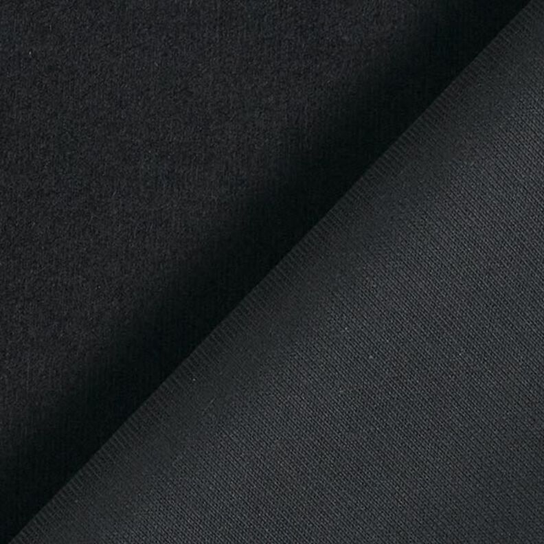 Stretch-fløjl Fincord ensfarvet – sort,  image number 3