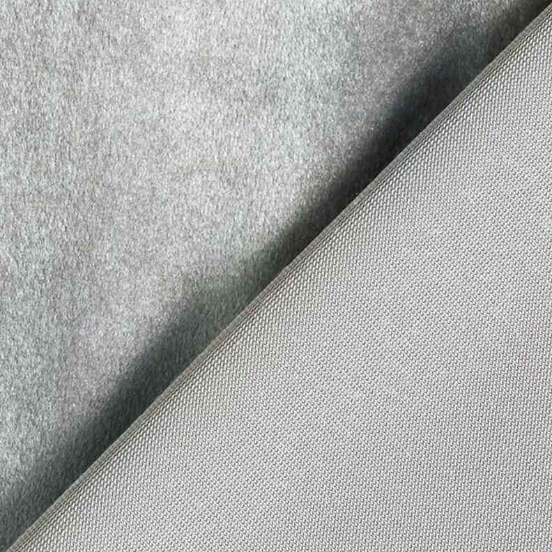 Dekorationsstof fløjl – grå,  image number 3