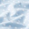 Bomuldspoplin store prikker – lyseblå/hvid,  thumbnail number 2