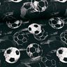 Bomuldsjersey Fodbold Goals | Glitzerpüppi – sort/grå,  thumbnail number 2
