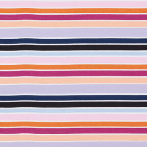 Bomuldsjersey Kulørte ringe | by Poppy drue/apricot, 