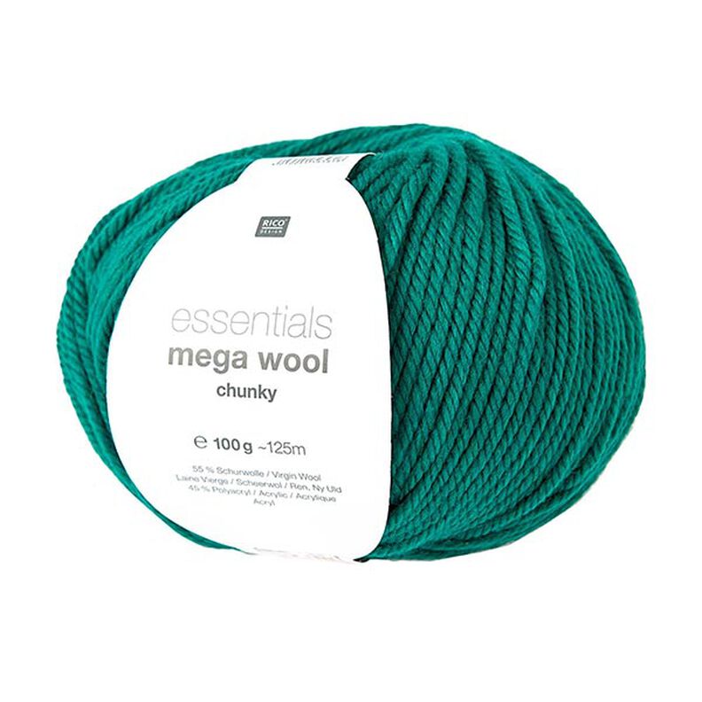 Essentials Mega Wool chunky | Rico Design – græsgrøn,  image number 1