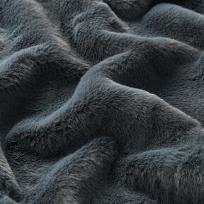 høj kvalitet ensfarvet kunstpels – blågrå, 