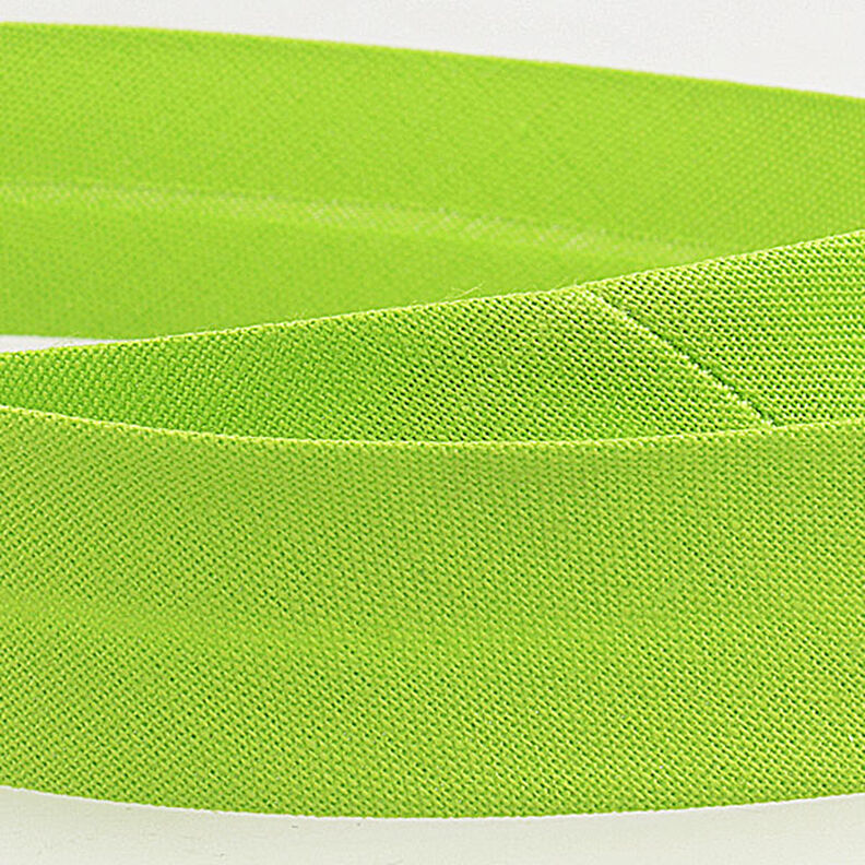 Skråbånd Polycotton [20 mm] – æblegrøn,  image number 2