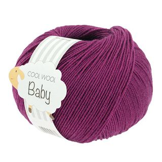 Cool Wool Baby, 50g | Lana Grossa – rødlilla, 